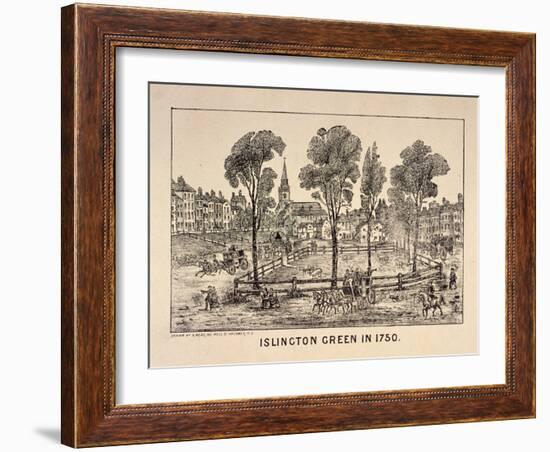 Islington Green, London, 1750-C Read-Framed Giclee Print