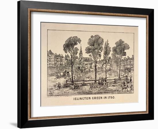 Islington Green, London, 1750-C Read-Framed Giclee Print