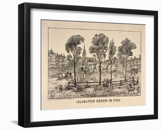Islington Green, London, 1750-C Read-Framed Giclee Print