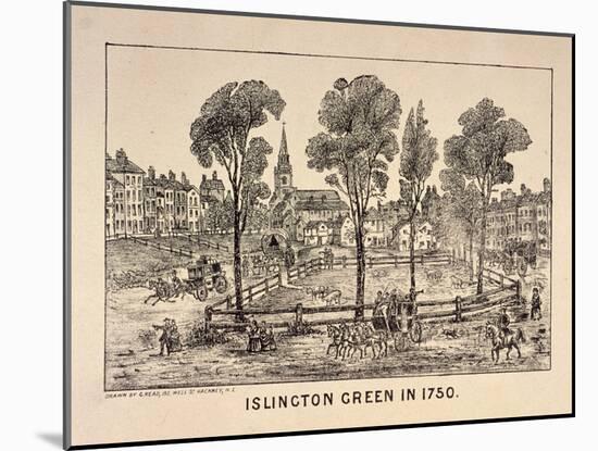 Islington Green, London, 1750-C Read-Mounted Giclee Print