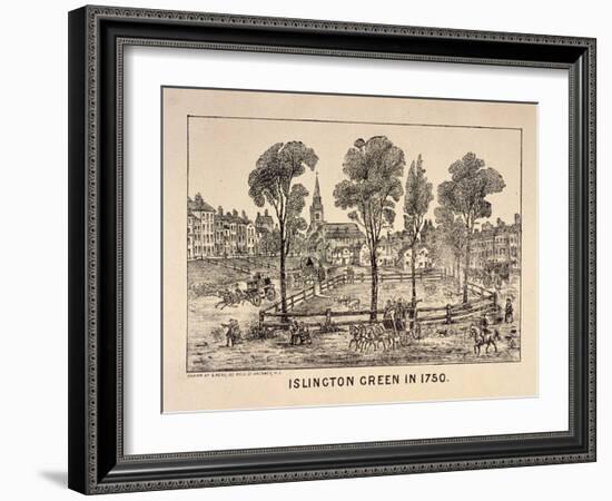 Islington Green, London, 1750-C Read-Framed Giclee Print