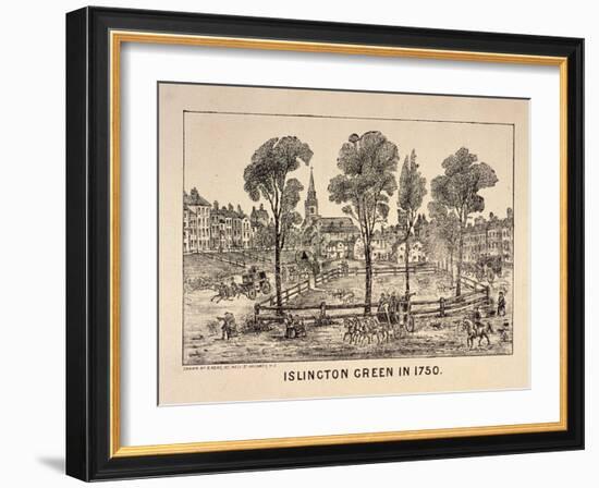 Islington Green, London, 1750-C Read-Framed Giclee Print