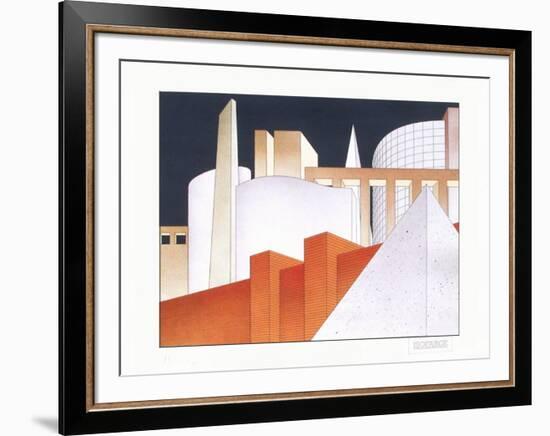 Isofarge-Alberto Bali-Framed Serigraph