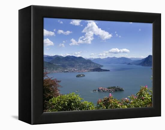 Isola Bella and Isola Madre, Stresa, Lake Maggiore, Piedmont, Italy, Europe-Angelo Cavalli-Framed Premier Image Canvas