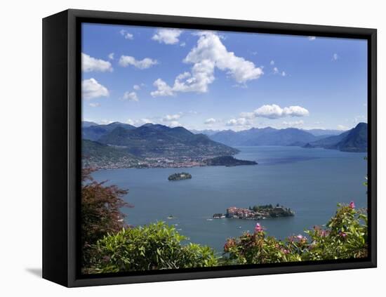 Isola Bella and Isola Madre, Stresa, Lake Maggiore, Piedmont, Italy, Europe-Angelo Cavalli-Framed Premier Image Canvas