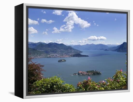 Isola Bella and Isola Madre, Stresa, Lake Maggiore, Piedmont, Italy, Europe-Angelo Cavalli-Framed Premier Image Canvas