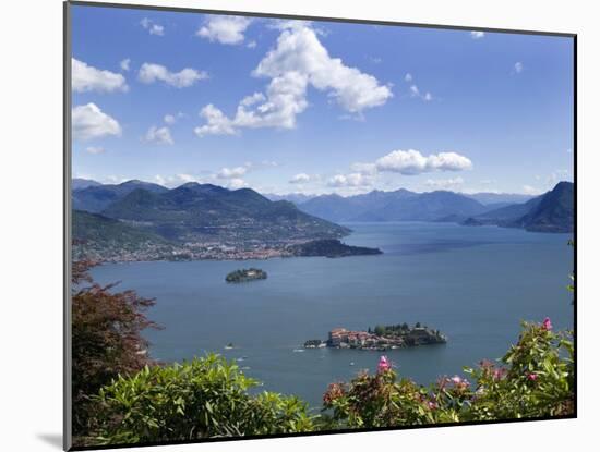 Isola Bella and Isola Madre, Stresa, Lake Maggiore, Piedmont, Italy, Europe-Angelo Cavalli-Mounted Photographic Print