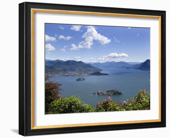 Isola Bella and Isola Madre, Stresa, Lake Maggiore, Piedmont, Italy, Europe-Angelo Cavalli-Framed Photographic Print