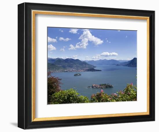 Isola Bella and Isola Madre, Stresa, Lake Maggiore, Piedmont, Italy, Europe-Angelo Cavalli-Framed Photographic Print