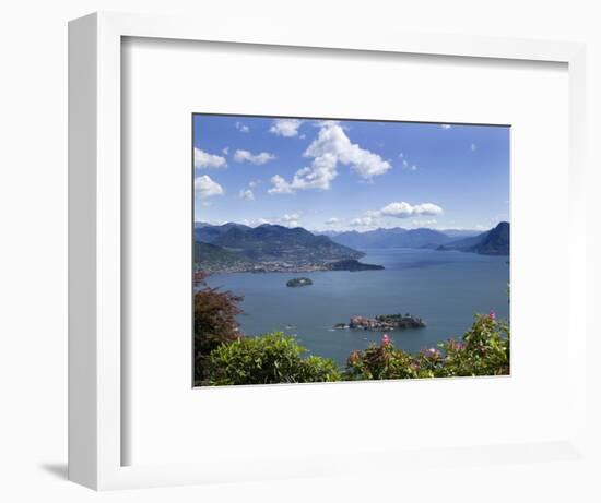 Isola Bella and Isola Madre, Stresa, Lake Maggiore, Piedmont, Italy, Europe-Angelo Cavalli-Framed Photographic Print