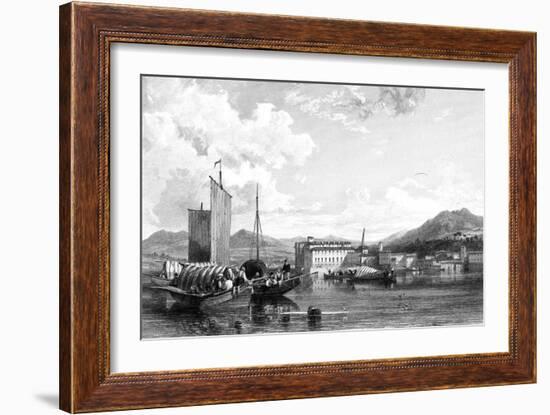 Isola Bella, Lago Maggiore, Italy, 19th Century-W Miller-Framed Giclee Print