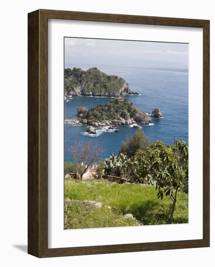 Isola Bella, Mazzaro, Sicily, Italy, Mediterranean, Europe-Martin Child-Framed Photographic Print