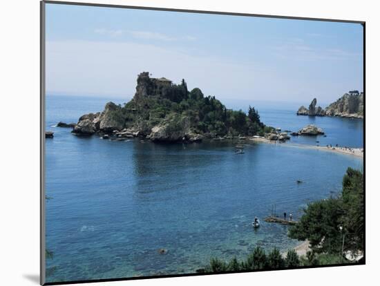 Isola Bella, Taormina, Island of Sicily, Italy, Mediterranean-Sheila Terry-Mounted Photographic Print