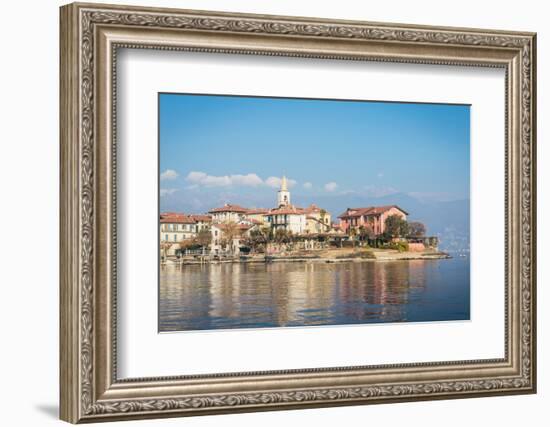 Isola dei Pescatori, an island in Lake Maggiore, Piedmont, Italian Lakes, Italy, Europe-Alexandre Rotenberg-Framed Photographic Print