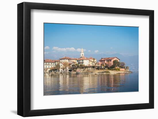 Isola dei Pescatori, an island in Lake Maggiore, Piedmont, Italian Lakes, Italy, Europe-Alexandre Rotenberg-Framed Photographic Print