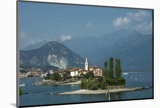 Isola dei Pescatori, from Isola Bella, Borromean Islands, Lake Maggiore, Piedmont, Italian Lakes, I-James Emmerson-Mounted Photographic Print