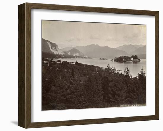 Isola Dei Pescatori (Island of the Fisherme), Lake Maggiore, Italy, 1890-null-Framed Giclee Print