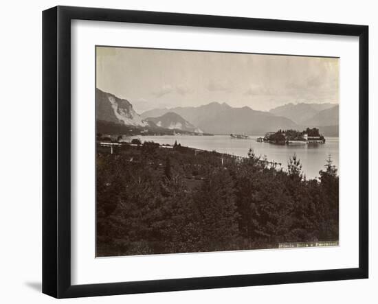 Isola Dei Pescatori (Island of the Fisherme), Lake Maggiore, Italy, 1890-null-Framed Giclee Print