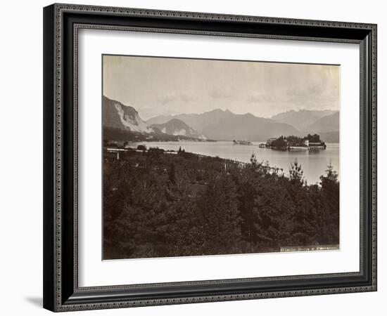 Isola Dei Pescatori (Island of the Fisherme), Lake Maggiore, Italy, 1890-null-Framed Giclee Print