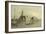 Isola Di San Michele in Venice-Giacomo Guardi-Framed Art Print