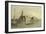 Isola Di San Michele in Venice-Giacomo Guardi-Framed Art Print