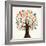 Isolated Diversity Tree Hands Illustration-Cienpies Design-Framed Art Print