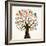 Isolated Diversity Tree Hands Illustration-Cienpies Design-Framed Art Print