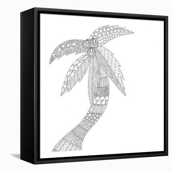 Isolated Palm-Pam Varacek-Framed Stretched Canvas
