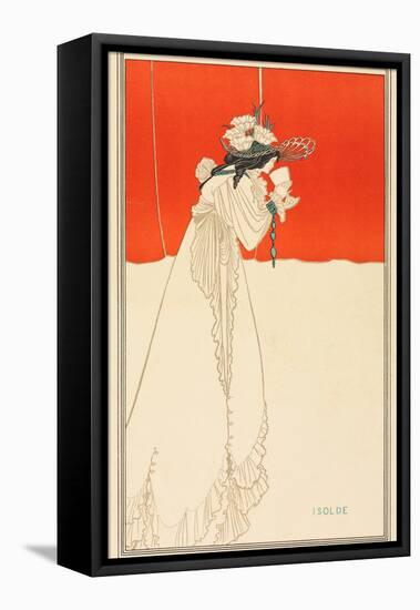 Isolde, 1895 (Colour Lithograph)-Aubrey Beardsley-Framed Premier Image Canvas