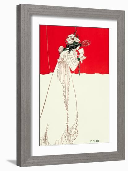 Isolde, 1895-Aubrey Beardsley-Framed Giclee Print