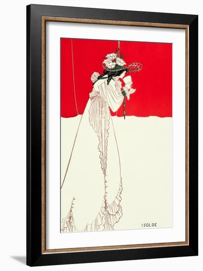 Isolde, 1895-Aubrey Beardsley-Framed Giclee Print