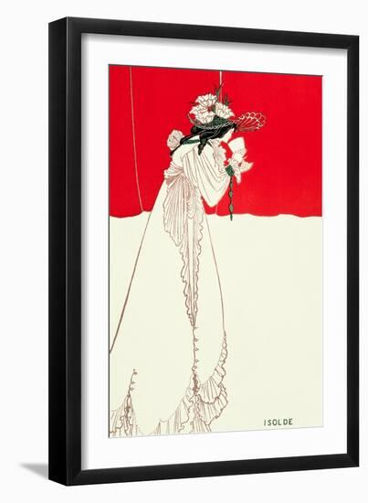 Isolde, 1895-Aubrey Beardsley-Framed Giclee Print