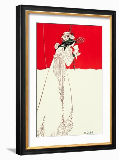 Isolde, 1895-Aubrey Beardsley-Framed Giclee Print