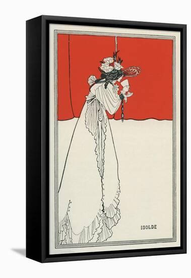 Isolde by Aubrey Beardsley-Aubrey Beardsley-Framed Premier Image Canvas