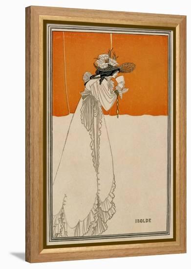 Isolde, Illustration from "The Studio," 1895-Aubrey Beardsley-Framed Premier Image Canvas