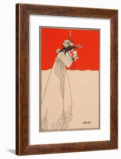 Isolde-Aubrey Beardsley-Framed Premium Giclee Print