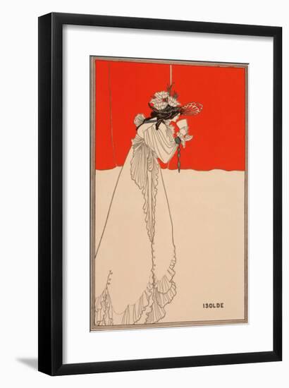 Isolde-Aubrey Beardsley-Framed Premium Giclee Print