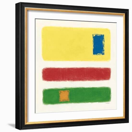 Isole Bright Primary-Mike Schick-Framed Art Print