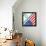 Israel And American Grunge Flag-TINTIN75-Framed Stretched Canvas displayed on a wall