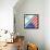 Israel And American Grunge Flag-TINTIN75-Framed Stretched Canvas displayed on a wall