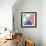 Israel And American Grunge Flag-TINTIN75-Framed Art Print displayed on a wall