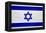 Israel Flag Design with Wood Patterning - Flags of the World Series-Philippe Hugonnard-Framed Stretched Canvas