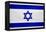 Israel Flag Design with Wood Patterning - Flags of the World Series-Philippe Hugonnard-Framed Stretched Canvas