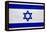 Israel Flag Design with Wood Patterning - Flags of the World Series-Philippe Hugonnard-Framed Stretched Canvas