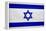 Israel Flag Design with Wood Patterning - Flags of the World Series-Philippe Hugonnard-Framed Stretched Canvas