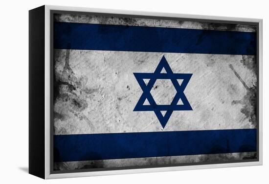 Israel Flag-igor stevanovic-Framed Stretched Canvas