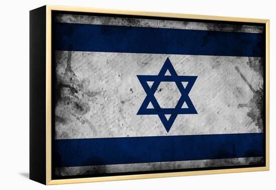 Israel Flag-igor stevanovic-Framed Stretched Canvas