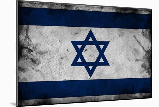 Israel Flag-igor stevanovic-Mounted Art Print