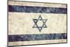 Israel Grunge Flag. Vintage, Retro Style. High Resolution, Hd Quality. Item from My Grunge Flags Co-Michal Bednarek-Mounted Photographic Print