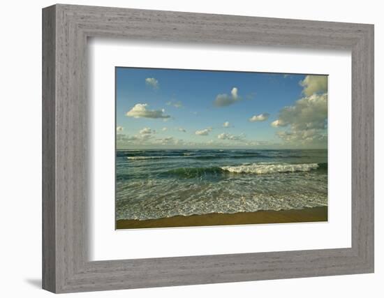 Israel, Haifa. Beaches and Mediterranean sea-Michele Molinari-Framed Photographic Print